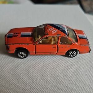 Vintage Orange Toy Car